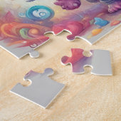 Puzzle Petit Monstre De Cute Coloré (Côté)