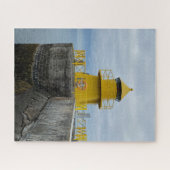 Puzzle Petit phare jaune à Reykjavik, Islande (Horizontal)