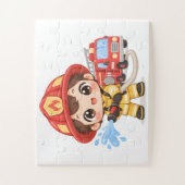 Puzzle Petit Pompier Courageux (Vertical)
