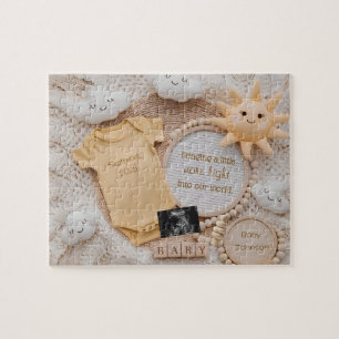 Puzzle Petit rayon de soleil cadeau d'annonce de grossess