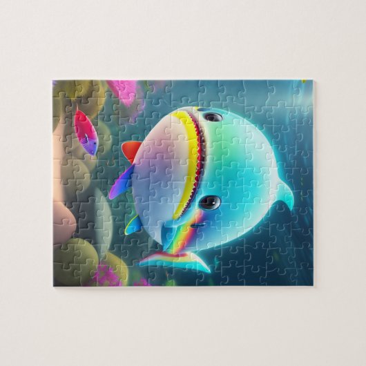 Puzzle Petit Requin mignon (Horizontal)