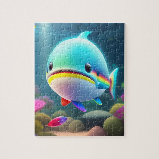 Puzzle Petit Requin mignon (Vertical)