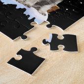 Puzzle Petit Schnauzer de Noël chien (Côté)