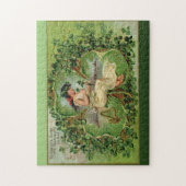 Puzzle Petit Shamrock doux (Vertical)