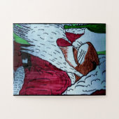 Puzzle PETIT SOURIS PÈRE NOËL (Horizontal)