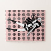 Puzzle petite amie danseuse rose (Horizontal)