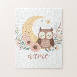 Puzzle Petite chouette avec lune