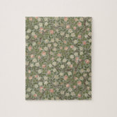 Puzzle Petite conception de papier peint de fleur rose et (Vertical)
