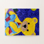 Puzzle Petite courtepointe d'ours en peluche jaune comme (Horizontal)