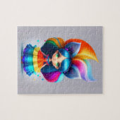 Puzzle Petite Fée Mignonne Colorée (Horizontal)