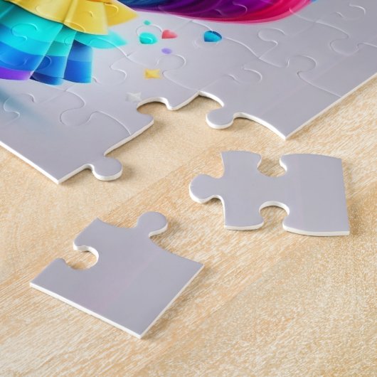 Puzzle Petite Fée Mignonne Colorée (Côté)
