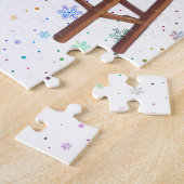 Puzzle Petite fille Anime tailler l'arbre (Côté)
