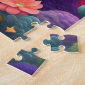 Puzzle Petite fille aux cheveux colorés (Côté)