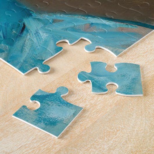 Puzzle Petite fille dans un fauteuil bleu par Mary Cassat (Côté)