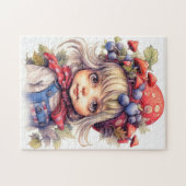 Puzzle Petite fille de campagne mignonne (Horizontal)