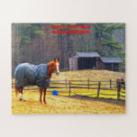 Puzzle Petite-fille de Noël.<br><div class="desc">Bonne petite-fille de Noël. Jigsaws Horses et Foals, Ces Jigsaws sont faits de carton robuste et montés sur carton, ces puzzles sont imprimés en couleur vive et pleine. Pour vous, ou pour offrir. Taille de : 11 po x 14 po (252 pièces) Jusqu'à : super taille 20" x 30" (1014pièces)...</div>