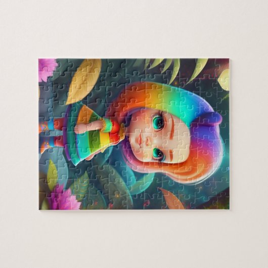 Puzzle Petite fille Elf mignonne (Horizontal)