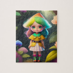 Puzzle Petite Fille Elfe Mignonne