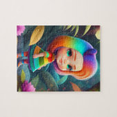 Puzzle Petite Fille Elfe Mignonne (Horizontal)