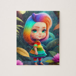 Puzzle Petite Fille Elfe Mignonne