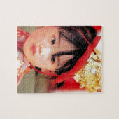 Puzzle Petite fille japonaise utilisant un kimono (Horizontal)