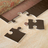 Puzzle Petite fille mignonne peau brune boucles (Côté)