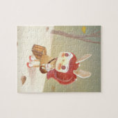 Puzzle Petite fille perdue dans la forêt (Horizontal)