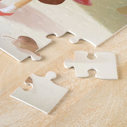 Puzzle Petite fille perdue dans la forêt (Côté)