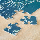 Puzzle Petite fille soufflant sur un pissenlit (Côté)