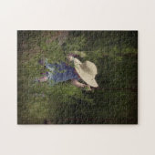 Puzzle Petite fille sur une aile (Horizontal)