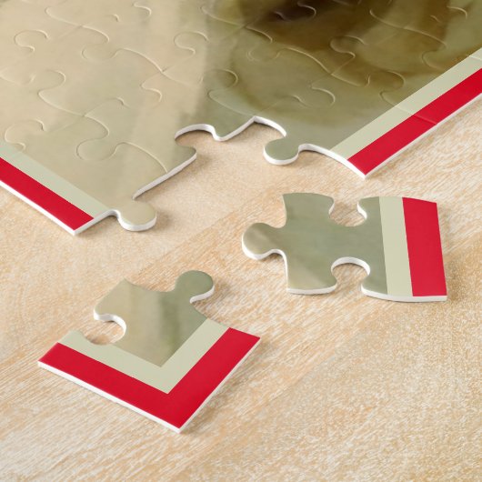 Puzzle Petite fille vintage avec mistletoe (Côté)