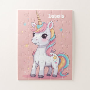 Puzzle Petite licorne magique Enfants personnalisés