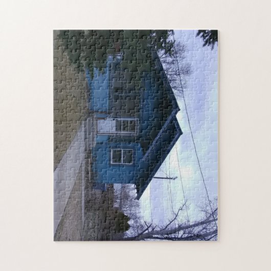 Puzzle petite maison bleue (Vertical)