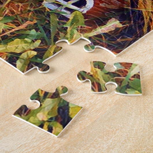 Puzzle Petite maison de fée rouge (Côté)