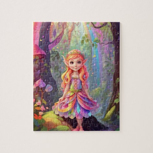 Puzzle Petite petite adorable princesse Elf (Vertical)