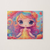 Puzzle Petite princesse arc-en-ciel (Horizontal)