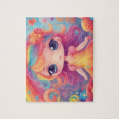 Puzzle Petite princesse arc-en-ciel (Vertical)