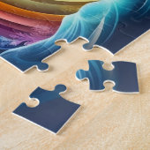 Puzzle Petite Princesse Colorée Avec Arc En Ciel (Côté)