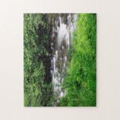 Puzzle Petite rivière Sandy et fougères (Vertical)