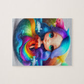 Puzzle Petite Sirène Mignonne Colorée Douce (Horizontal)