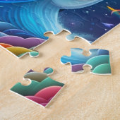Puzzle Petite Sirène Mignonne Colorée Sucrée (Côté)