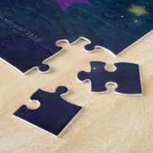 Puzzle Petite Sorcière avec Chat Art Halloween (Côté)