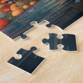 Puzzle petite ville de conte de fée fantastique (Côté)