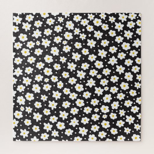 Puzzle Petites marguerites, vintage, arrière - plan sans  (Vertical)