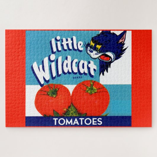 Puzzle Petites tomates Wildcat créer étiquette (Horizontal)