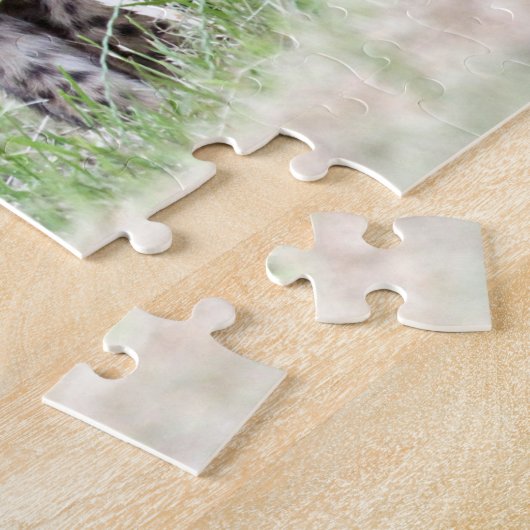 Puzzle Petits animaux de guépard (Côté)