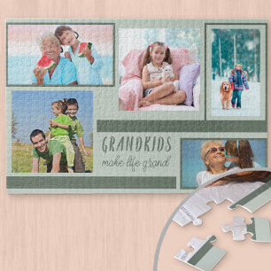 Puzzle Petits-enfants font la vie Grand Vert 5 Photo Coll