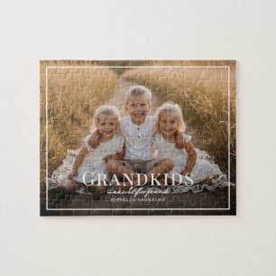 Puzzle Petits-enfants rendent la vie grandiose Cadeau de 