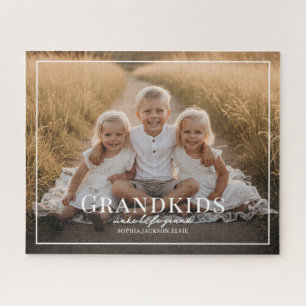 Puzzle Petits-enfants rendent la vie grandiose Photo-cade