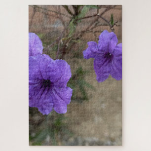 Puzzle Pétunia Mexicain Pourpre Fleurs de Ruellia Simplex